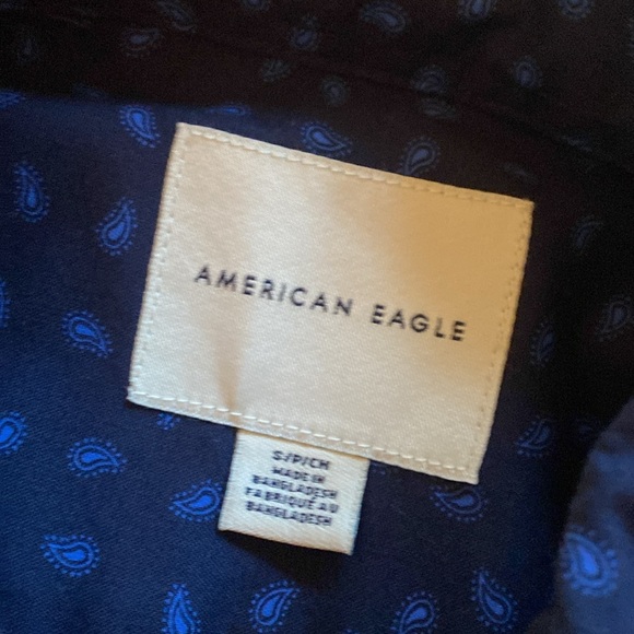 Men's American Eagle L/S Shirt- Small - Picture 3 of 6
